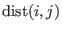 $ \mathrm{dist}(i,j)$
