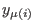 $ y_{\mu(i)}$